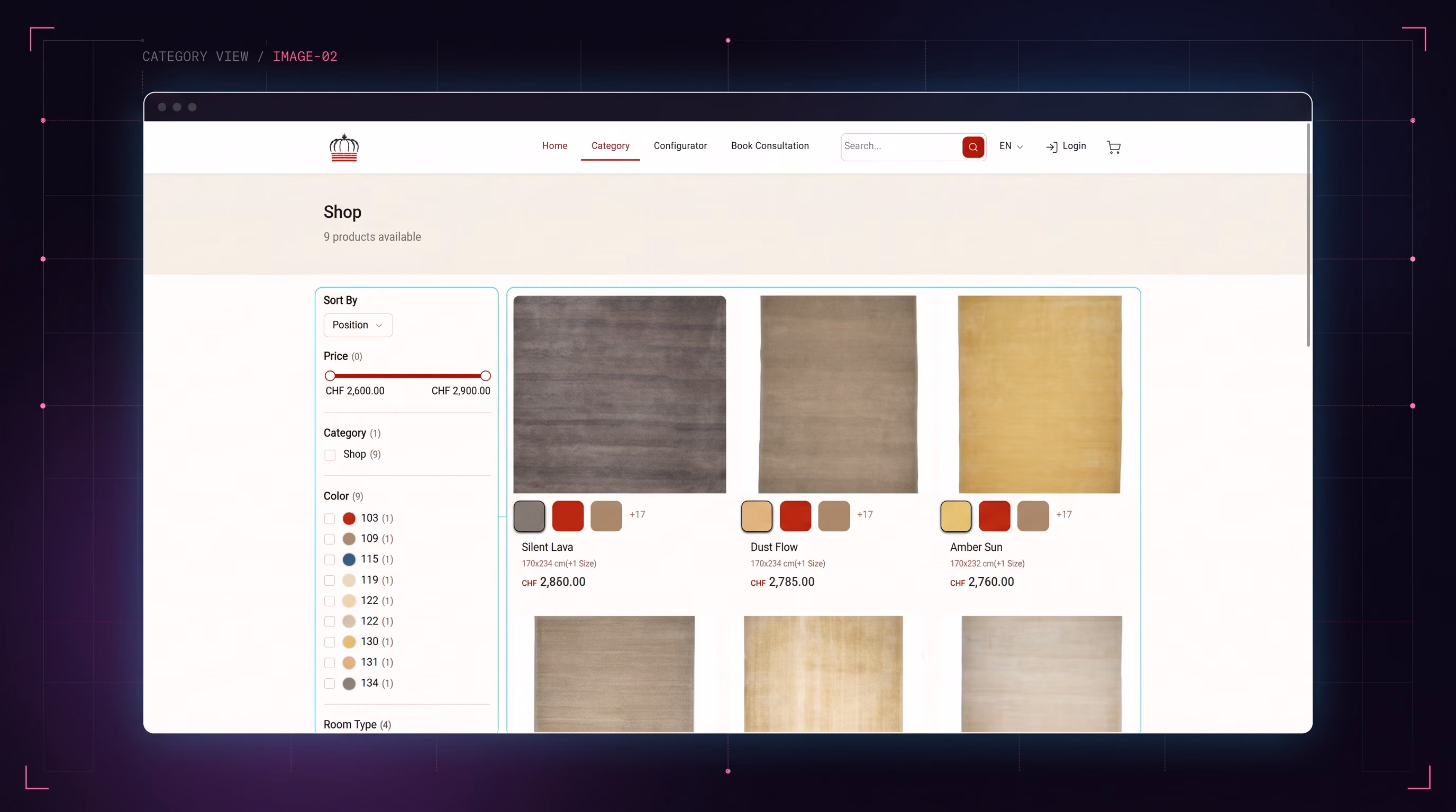صفحه دستهبندی و مرور کاتالوگ محصولات (Category Page)